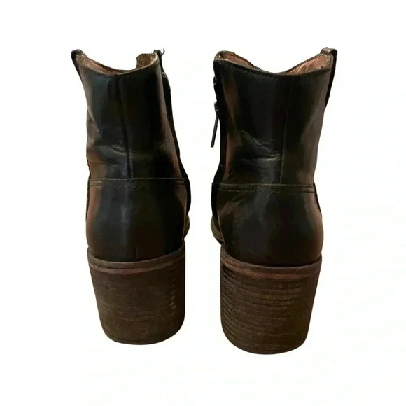 MADEWELL Genuine Leather Black Ankle Boots Size 8 - Picture 3 of 10